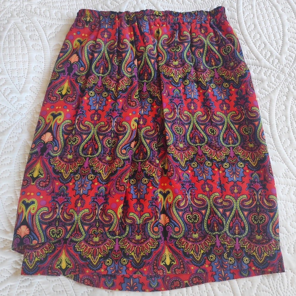 Vintage Skirt "Stained Glass" Style
